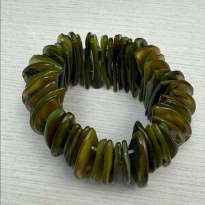 Green Shell Bracelet